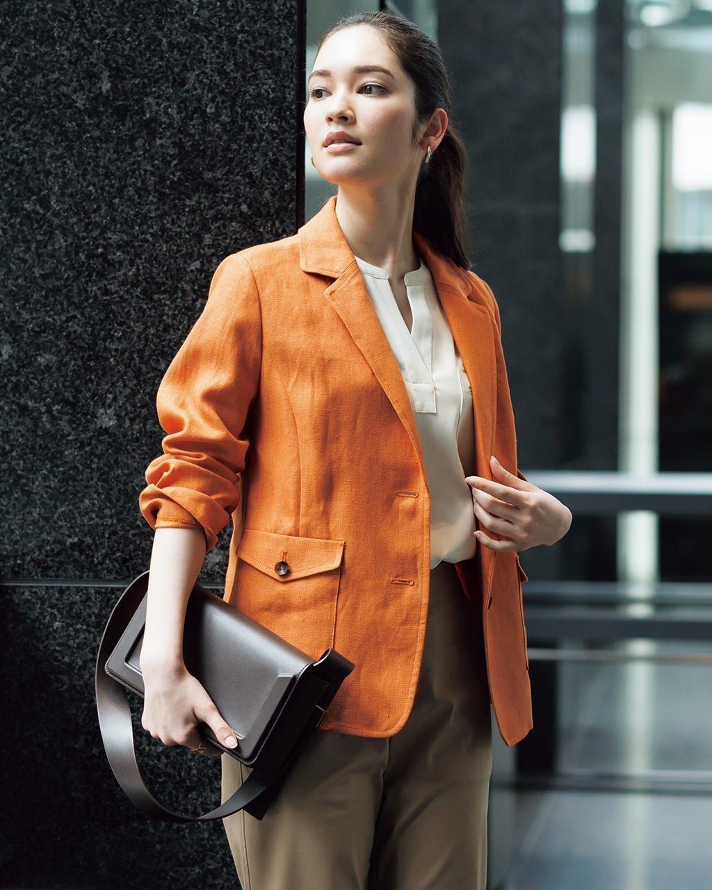 【ドゥクラッセ/DoCLASSE】の極リネン・カッティングテーラードジャケット 人気、トレンドファッション・服の通販 founy(ファニー) ファッション Fashion レディースファッション Fashion for Women アウター Coat / Outerwear Collection レディースジャケット・軽アウター Jackets テーラードジャケット / 通勤・きれいめスタイル Tailored Jackets & Blazers ジャケット Jacket, Outerwear other-1|ID: prp329100003316316 ipo3291000000035734771