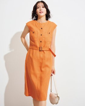【ドゥクラッセ/DoCLASSE】 極リネン・バンドカラーワンピース人気、トレンドファッション・服の通販 founy(ファニー) ファッション Fashion レディースファッション Fashion for Women ワンピース Dresses ジャケット Jacket, Outerwear スマート Smart, Elegant スリーブ Sleeve, Long Sleeve / Short Sleeve セットアップ Set-Up, Coordinated Outfit フランス France, French フレンチ French, French Style モダン Modern, Contemporary リネン Linen, Linen Fabric おすすめ Recommended / Our Picks エレガント 上品 Elegant ギフト プレゼント Gift / Present |ID:prp329100003316317