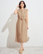 【ドゥクラッセ/DoCLASSE】の極リネン・バンドカラーワンピース 人気、トレンドファッション・服の通販 founy(ファニー) ファッション Fashion レディースファッション Fashion for Women ワンピース Dresses ジャケット Jacket, Outerwear スマート Smart, Elegant スリーブ Sleeve, Long Sleeve / Short Sleeve セットアップ Set-Up, Coordinated Outfit フランス France, French フレンチ French, French Style モダン Modern, Contemporary リネン Linen, Linen Fabric おすすめ Recommended / Our Picks エレガント 上品 Elegant ギフト プレゼント Gift / Present thumbnail ベージュ|ID: prp329100003316317 ipo3291000000033564531