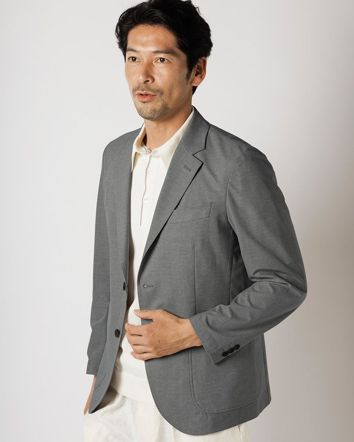 【ドゥクラッセ/DoCLASSE / MEN】のクールドッツ(R)・エアージャケット インテリア・キッズ・メンズ・レディースファッション・服の通販 founy(ファニー) https://founy.com/ ファッション Fashion メンズファッション MEN ウォッシャブル Washable 軽量 Lightweight ショルダー Shoulder ジャケット Jacket ストレッチ Stretch セットアップ Set Up ドロップ Drop パターン Pattern ベスト Vest 半袖 Short Sleeve メンズ Mens ゴルフ Golf ビジネス 仕事 通勤 Business |ID: prp329100003345706 ipo3291000000028261113