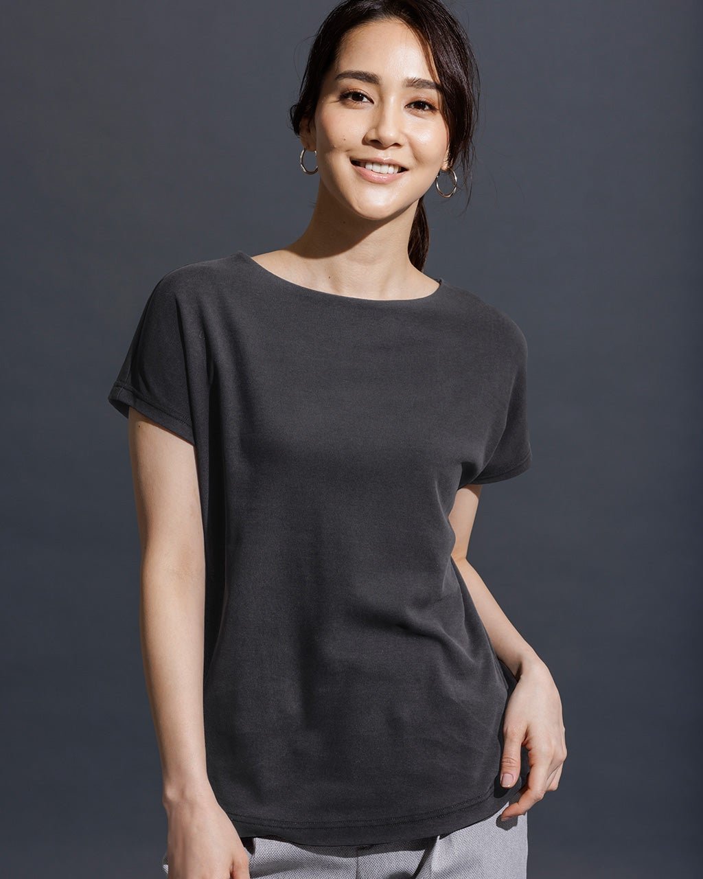 【ドゥクラッセ/DoCLASSE】のハイカウントコットン・ボートネック/半袖 人気、トレンドファッション・服の通販 founy(ファニー)  ファッション Fashion レディースファッション Fashion for Women トップス・カットソー Cut & Sew Tops カットソー・ベーシックTシャツ Cut-and-Sewn Tops / Stretch Tees & Basics インナー Innerwear カットソー Cut and Sewn Top シンプル Simple, Minimal ジャケット Jacket, Outerwear なめらか Smooth, Silky Texture 半袖 Short Sleeve, Half Sleeve  other-1|ID: prp329100003359452 ipo3291000000033514849