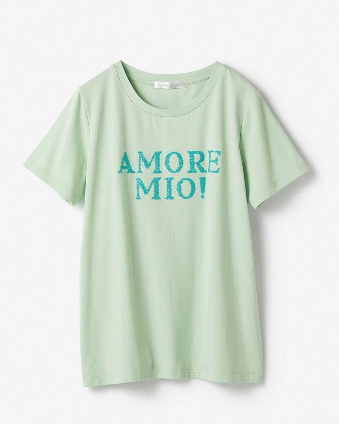 【ドゥクラッセ/DoCLASSE】のスムースコットン・ビーズロゴクルーネック インテリア・キッズ・メンズ・レディースファッション・服の通販 founy(ファニー) https://founy.com/ ファッション Fashion レディースファッション Fashion for Women トップス・カットソー Cut & Sew Tops シャツ・ブラウス・オフィスカジュアル Elegant Blouses & Button-Ups ロングTシャツ・Tシャツ Longline T-Shirts & Tees カットソー・ベーシックTシャツ Cut-and-Sewn Tops / Stretch Tees & Basics なめらか Smooth, Silky Texture カットソー Cut and Sewn Top フェミニン Feminine, Girly |ID: prp329100003359461 ipo3291000000035991005