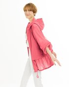 【ドゥクラッセ/DoCLASSE】のシアーストレッチ・ペプラム裾コート ピンク|ID:prp329100003359473