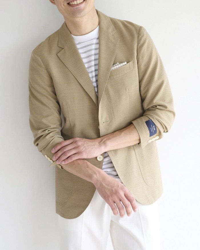 【ドゥクラッセ/DoCLASSE / MEN】のMARZOTTO(マルゾット) サッカーJK インテリア・キッズ・メンズ・レディースファッション・服の通販 founy(ファニー) https://founy.com/ ファッション Fashion メンズファッション Fashion for Men イタリア Italy エレガント 上品 Elegant クラシック Classic, Timeless Style コレクション Collection, Seasonal Line サッカー Seersucker, Summer Fabric ジャケット Jacket, Outerwear ストレッチ Stretch, Stretchy Fabric テーラード Tailored, Tailored Fit ビジネス 仕事 通勤 Business / Work / Commuting ベスト Vest, Waistcoat メンズ Men's, Menswear ヴィンテージ Vintage Style 夏 Summer |ID: prp329100003359476 ipo3291000000032454724