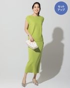 【ドゥクラッセ/DoCLASSE】のコットンアセテート・スカートセットアップ 人気、トレンドファッション・服の通販 founy(ファニー) ファッション Fashion レディースファッション WOMEN セットアップ Setup スカート Skirt シンプル Simple セットアップ Set Up フレンチ French エレガント 上品 Elegant thumbnail ライム|ID: prp329100003359518 ipo3291000000022374181