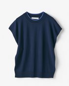 【ドゥクラッセ/DoCLASSE】のUVニット・フレンチ袖プルオーバー ミッドナイトブルー|ID: prp329100003359529 ipo3291000000036274257