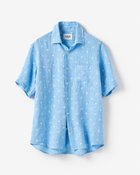 【ドゥクラッセ/DoCLASSE / MEN】のリネンシャンブレーシャツ・半袖 ブルー・パターン|ID: prp329100003359551 ipo3291000000033592351