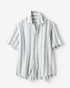 【ドゥクラッセ/DoCLASSE / MEN】のリネンシャンブレーシャツ・半袖 ホワイトマルチ|ID: prp329100003359551 ipo3291000000033592356