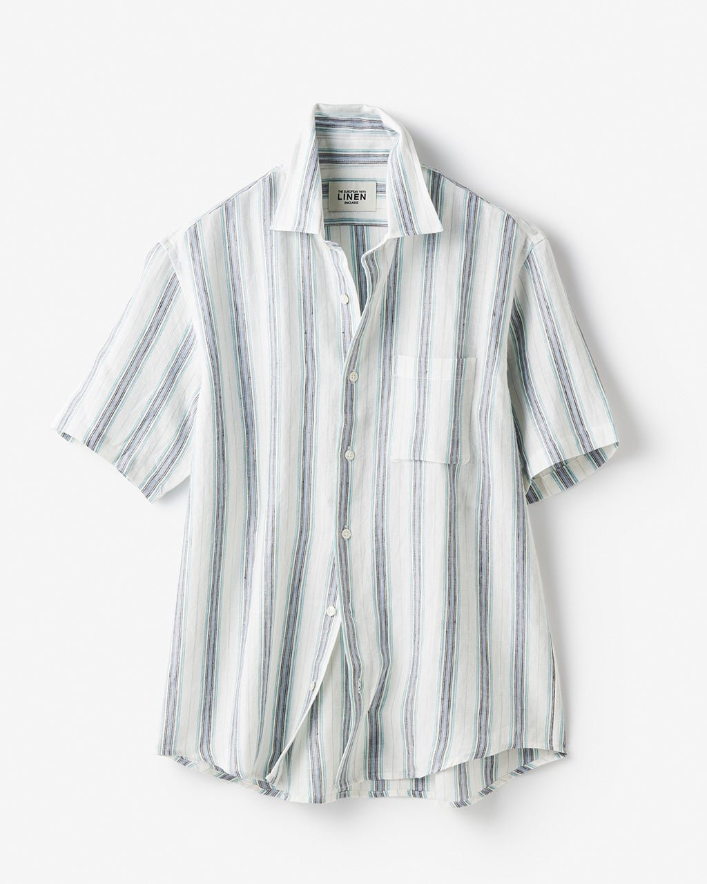 【ドゥクラッセ/DoCLASSE / MEN】のリネンシャンブレーシャツ・半袖 インテリア・キッズ・メンズ・レディースファッション・服の通販 founy(ファニー) 　ファッション　Fashion　メンズファッション　Fashion for Men　フレンチ　French, French Style　メンズ　Men's, Menswear　リネン　Linen, Linen Fabric　半袖　Short Sleeve, Half Sleeve　ホワイトマルチ|ID: prp329100003359551 ipo3291000000033592356