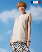 【ドゥクラッセ/DoCLASSE】のフレンチリネン・Vネックロングベスト 人気、トレンドファッション・服の通販 founy(ファニー) ファッション Fashion レディースファッション Fashion for Women アウター Coat / Outerwear Collection レディースジャケット・軽アウター Jackets ジャケット Jacket, Outerwear フレンチ French, French Style ベスト Vest, Waistcoat リネン Linen, Linen Fabric 定番 Standard, Basic Item thumbnail ストーン|ID: prp329100003418752 ipo3291000000036037070