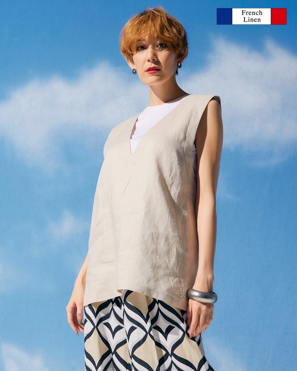【ドゥクラッセ/DoCLASSE】のフレンチリネン・Vネックロングベスト インテリア・キッズ・メンズ・レディースファッション・服の通販 founy(ファニー) ファッション Fashion レディースファッション Fashion for Women アウター Coat / Outerwear Collection レディースジャケット・軽アウター Jackets ジャケット Jacket, Outerwear フレンチ French, French Style ベスト Vest, Waistcoat リネン Linen, Linen Fabric 定番 Standard, Basic Item ストーン|ID: prp329100003418752 ipo3291000000036037070
