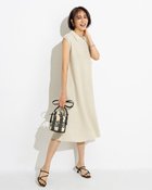 【ドゥクラッセ/DoCLASSE】の和紙ブレンドニット・ラーベン編みワンピース 人気、トレンドファッション・服の通販 founy(ファニー) ファッション Fashion レディースファッション Fashion for Women ワンピース Dresses サマー Summer, Summer Style スリーブ Sleeve, Long Sleeve / Short Sleeve トレンド Trend, Trending Now パール Pearl, Pearl Accent フレンチ French, French Style ボレロ Bolero, Short Cardigan メタル Metal, Metal Parts thumbnail ライトベージュ|ID: prp329100003418759 ipo3291000000036037053