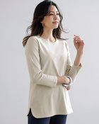 【ドゥクラッセ/DoCLASSE】のクルーシャツテール/長袖・ドゥクラッセTシャツ ライトグレー|ID: prp329100003421713 ipo3291000000036008977