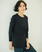 【ドゥクラッセ/DoCLASSE】のクルーシャツテール/長袖・ドゥクラッセTシャツ ブラック|ID: prp329100003421713 ipo3291000000036008982