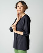 【ドゥクラッセ/DoCLASSE】のクルーシャツテール/長袖・ドゥクラッセTシャツ ミッドナイトブルー|ID: prp329100003421713 ipo3291000000036008987