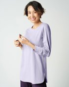 【ドゥクラッセ/DoCLASSE】のクルーシャツテール/長袖・ドゥクラッセTシャツ ラベンダー|ID: prp329100003421713 ipo3291000000036008990