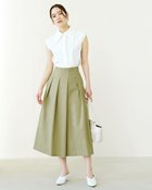 【ドゥクラッセ/DoCLASSE】のタックフロント・スカートライクパンツ 人気、トレンドファッション・服の通販 founy(ファニー) ファッション Fashion レディースファッション WOMEN スカート Skirt thumbnail セージ|ID: prp329100003458534 ipo3291000000028261749