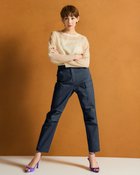 【ドゥクラッセ/DoCLASSE】のストレッチコットン・カーゴパンツ ミッドナイトブルー|ID: prp329100003529796 ipo3291000000036009020