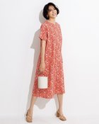 【ドゥクラッセ/DoCLASSE】の高密度コットン・テントラインワンピ/ミディ 人気、トレンドファッション・服の通販 founy(ファニー) ファッション Fashion レディースファッション Fashion for Women ワンピース Dresses タイプライター Typewriter Fabric, Crisp Cotton フォルム Silhouette, Form ポケット Pocket, Pocket Detail 半袖 Short Sleeve, Half Sleeve 定番 Standard, Basic Item thumbnail オレンジパターン|ID: prp329100003540377 ipo3291000000036037087