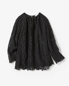 【ドゥクラッセ/DoCLASSE】の総リバーレース・プルオーバー ブラック|ID: prp329100003553314 ipo3291000000034725500