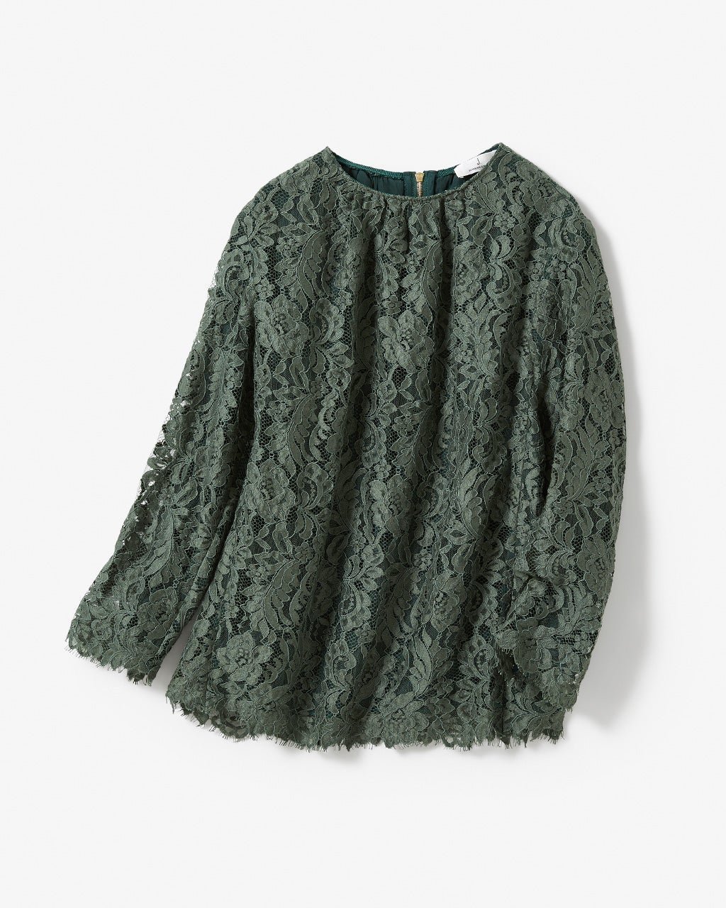 【ドゥクラッセ/DoCLASSE】の総リバーレース・プルオーバー インテリア・キッズ・メンズ・レディースファッション・服の通販 founy(ファニー) 　ファッション　Fashion　レディースファッション　Fashion for Women　トップス・カットソー　Cut & Sew Tops　シャツ・ブラウス・オフィスカジュアル　Elegant Blouses & Button-Ups　カジュアルプルオーバー・ニットトップス　Pullovers & Knit Tops / Casual Pullovers　レース　Lace, Lace Fabric　グリーン|ID: prp329100003553314 ipo3291000000034725501