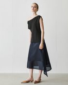 【ドゥクラッセ/DoCLASSE】のオクタダブルクロス・アシンメトリースカート 人気、トレンドファッション・服の通販 founy(ファニー) ファッション Fashion レディースファッション Fashion for Women スカート Skirts thumbnail ネイビー|ID: prp329100003553316 ipo3291000000034725505