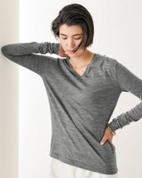 【ドゥクラッセ/DoCLASSE】のスーパーファインメリノ・ニュアンスVネック 人気、トレンドファッション・服の通販 founy(ファニー) ファッション Fashion レディースファッション Fashion for Women トップス・カットソー Cut & Sew Tops ニット Knit Tops & Sweaters Vネックトップス V-Neck Tops / V-Cut Neckline Shirts |ID:prp329100003553320