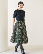 【ドゥクラッセ/DoCLASSE】のボタニカルジャカード・タックフレアスカート 人気、トレンドファッション・服の通販 founy(ファニー) ファッション Fashion レディースファッション Fashion for Women スカート Skirts Aライン・フレアスカート A-Line & Flared Skirts thumbnail オレンジパターン|ID: prp329100003553324 ipo3291000000034725517