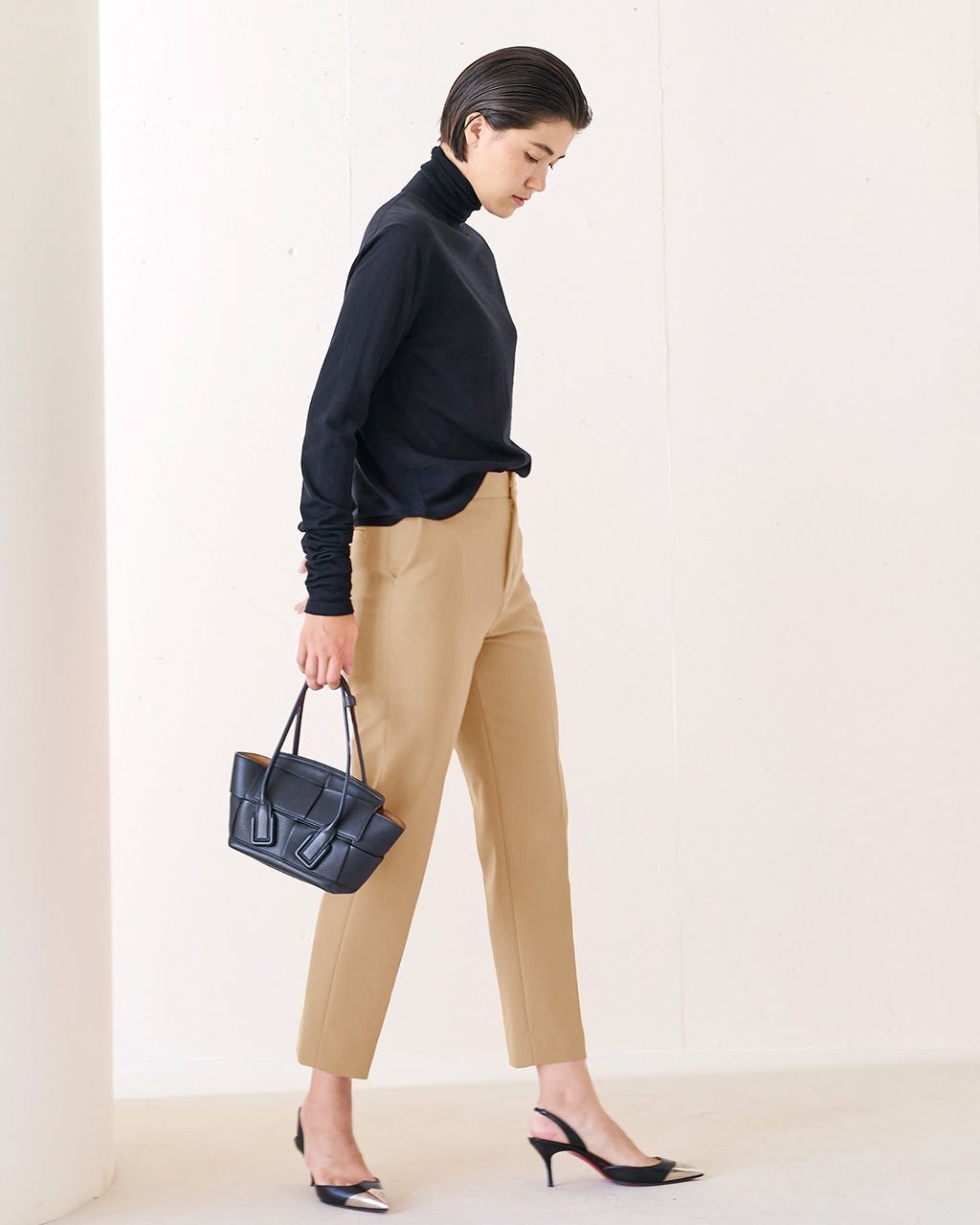 【ドゥクラッセ/DoCLASSE】の二重織ストレッチクロス・スティックパンツ インテリア・キッズ・メンズ・レディースファッション・服の通販 founy(ファニー) 　ファッション　Fashion　レディースファッション　WOMEN　パンツ　Pants　ベージュ|ID: prp329100003553331 ipo3291000000029992058