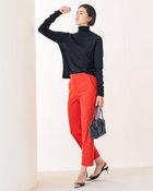 【ドゥクラッセ/DoCLASSE】の二重織ストレッチクロス・スティックパンツ レッド|ID: prp329100003553331 ipo3291000000034725474