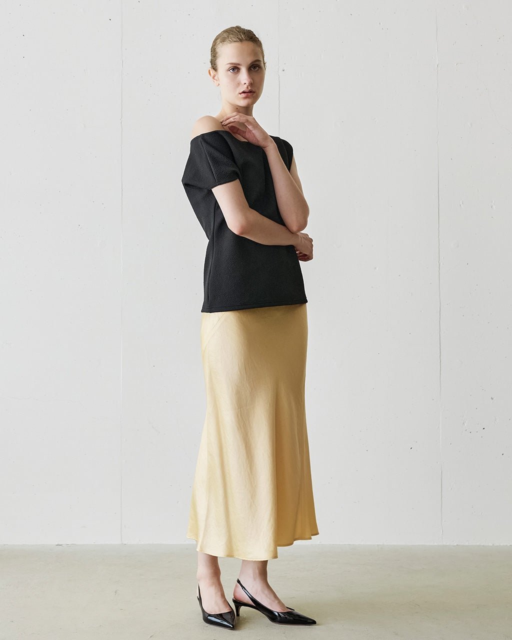 【ドゥクラッセ/DoCLASSE】のトリアセサテン・バイアスマーメイドスカート インテリア・キッズ・メンズ・レディースファッション・服の通販 founy(ファニー) ファッション Fashion レディースファッション Fashion for Women スカート Skirts サテン Satin, Glossy Fabric ドレープ Drape, Draping Fabric バイアス Bias, Diagonal Cut マーメイド Mermaid, Fishtail Silhouette ペールイエロー|ID: prp329100003553333 ipo3291000000034725480