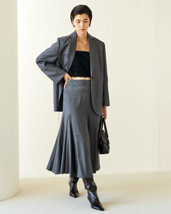 【ドゥクラッセ/DoCLASSE】のウールサキソニー・Aラインロングスカート インテリア・キッズ・メンズ・レディースファッション・服の通販 founy(ファニー) https://founy.com/ ファッション Fashion レディースファッション Fashion for Women スカート Skirts ロングスカート Long Skirts / Maxi & Midi Skirts |ID: prp329100003553335 ipo3291000000034725483