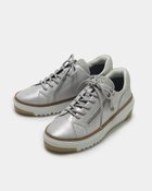 【フィットフィット/fitfit】のアウトステッチビジューレザースニーカー シルバー2|ID: prp329100003561882 ipo3291000000028262188