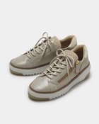 【フィットフィット/fitfit】のアウトステッチビジューレザースニーカー ライトゴールド|ID: prp329100003561882 ipo3291000000028262189