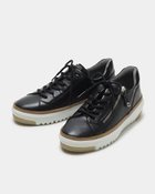 【フィットフィット/fitfit】のアウトステッチビジューレザースニーカー ブラック|ID: prp329100003561882 ipo3291000000028262191