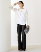 【ドゥクラッセ/DoCLASSE】のトリアセサテン・ワイドパンツ ブラック|ID: prp329100003566268 ipo3291000000034725526