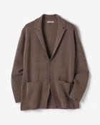 【ドゥクラッセ/DoCLASSE / MEN】の畦編み・ニットカーディガンジャケット ブラウン|ID: prp329100003580918 ipo3291000000035894087