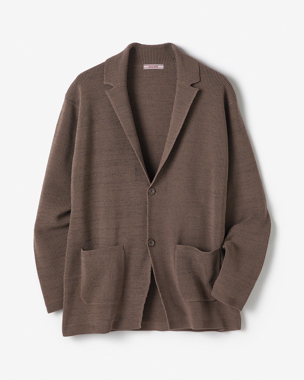 【ドゥクラッセ/DoCLASSE / MEN】の畦編み・ニットカーディガンジャケット インテリア・キッズ・メンズ・レディースファッション・服の通販 founy(ファニー) ファッション Fashion メンズファッション Fashion for Men カットソー Cut and Sewn Top ジャケット Jacket, Outerwear スマート Smart, Elegant テーラード Tailored, Tailored Fit フィット Fit, Slim Fit フラット Flat, Flat Shoes ベスト Vest, Waistcoat メンズ Men's, Menswear 畦 Ribbed Knit ブラウン|ID: prp329100003580918 ipo3291000000035894087