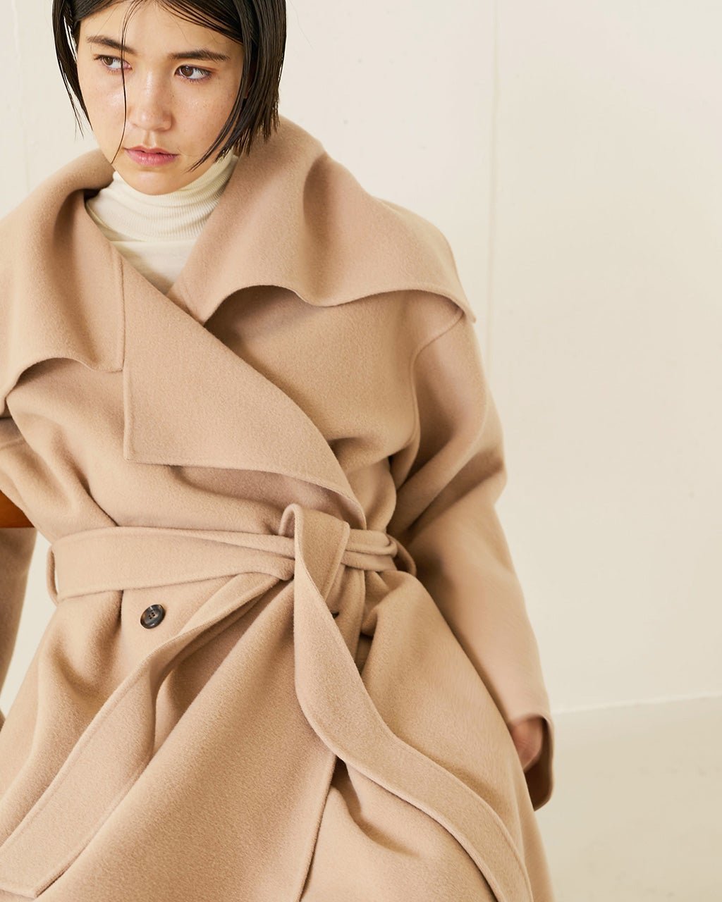 【ドゥクラッセ/DoCLASSE】のイタリアンダブルフェイス・ストールコート インテリア・キッズ・メンズ・レディースファッション・服の通販 founy(ファニー) ファッション Fashion レディースファッション Fashion for Women アウター Coat / Outerwear Collection コート・ロングコート・ピーコート Long Coats, Peacoats & More キャメル|ID: prp329100003580932 ipo3291000000035137331