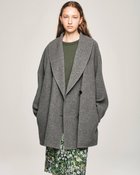 【ドゥクラッセ/DoCLASSE】のイタリアンダブルフェイス・ショールカラーコート 人気、トレンドファッション・服の通販 founy(ファニー) ファッション Fashion レディースファッション WOMEN アウター Coat Outerwear コート Coats なめらか Smooth イタリア Italy インナー Inner ショール Shawl スリーブ Sleeve ダブル Double フェイス Face フォルム Form ミドル Middle thumbnail グレー|ID: prp329100003580934 ipo3291000000028262234