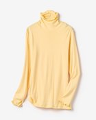 【ドゥクラッセ/DoCLASSE】のコットンガーゼ・メロウタートルネック イエロー|ID: prp329100003580941 ipo3291000000033500536