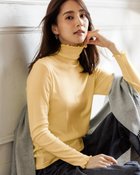 【ドゥクラッセ/DoCLASSE】のコットンガーゼ・メロウタートルネック イエロー|ID: prp329100003580941 ipo3291000000035893956