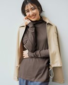 【ドゥクラッセ/DoCLASSE】のコットンガーゼ・メロウタートルネック ダークモカ|ID: prp329100003580941 ipo3291000000035893968