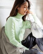 【ドゥクラッセ/DoCLASSE】のコットンガーゼ・メロウタートルネック ペールグリーン|ID: prp329100003580941 ipo3291000000035893985