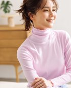 【ドゥクラッセ/DoCLASSE】のコットンガーゼ・メロウタートルネック ピンク|ID: prp329100003580941 ipo3291000000036119031