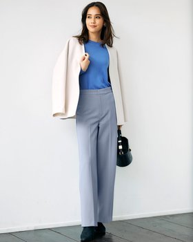 【ドゥクラッセ/DoCLASSE】 ストレッチWクロス・ワイドパンツ人気、トレンドファッション・服の通販 founy(ファニー) ファッション Fashion レディースファッション Fashion for Women パンツ Pants & Trousers なめらか Smooth, Silky Texture エレガント 上品 Elegant ストレッチ Stretch, Stretchy Fabric センター Center, Center Line パターン Pattern, Design Print フィット Fit, Slim Fit マニッシュ Mannish, Boyish ワイド Wide, Wide Fit ビジネス 仕事 通勤 Business / Work / Commuting 旅行 Travel |ID:prp329100003580949