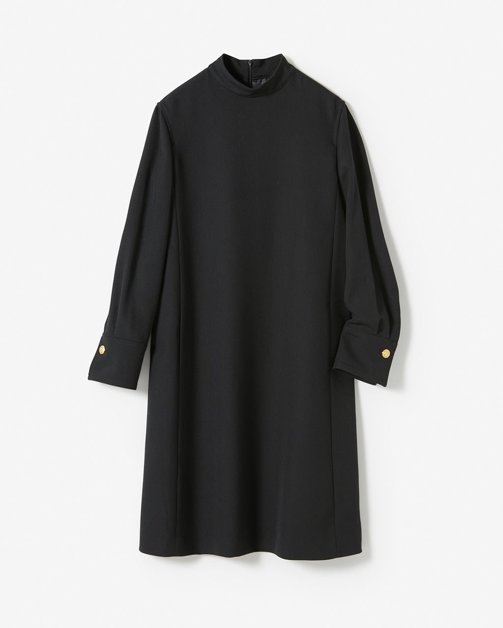 【ドゥクラッセ/DoCLASSE】のヴァージンウールストレッチ・チュニックワンピース インテリア・キッズ・メンズ・レディースファッション・服の通販 founy(ファニー) 　ファッション　Fashion　レディースファッション　Fashion for Women　ワンピース　Dresses　チュニック　Tunic Tops & Dresses　ブラック|ID: prp329100003588592 ipo3291000000034725512