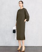 【ドゥクラッセ/DoCLASSE】のスムースツイル・バックリボンワンピース 人気、トレンドファッション・服の通販 founy(ファニー) ファッション Fashion レディースファッション WOMEN ワンピース Dress スリット Slit スリーブ Sleeve ツイル Twill リボン Ribbon エレガント 上品 Elegant 洗える Washable thumbnail オリーブ|ID: prp329100003590474 ipo3291000000028615495