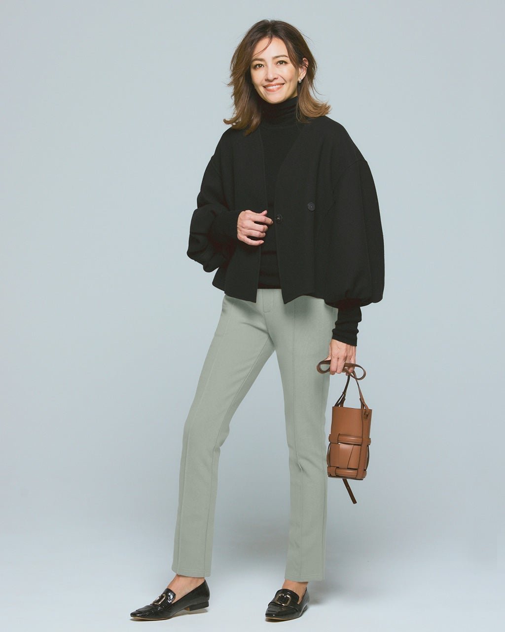 【ドゥクラッセ/DoCLASSE】のプレシャスウォーム・スリム74cm 人気、トレンドファッション・服の通販 founy(ファニー) 　ファッション　Fashion　レディースファッション　Fashion for Women　パンツ　Pants & Trousers　カットソー　Cut and Sewn Top　ジョーゼット　Georgette, Semi-Sheer Fabric　ストレッチ　Stretch, Stretchy Fabric　ポケット　Pocket, Pocket Detail　エレガント 上品　Elegant　 other-1|ID: prp329100003597014 ipo3291000000030571775