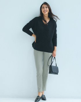 【ドゥクラッセ/DoCLASSE】 プレシャスウォーム・スリム69cm人気、トレンドファッション・服の通販 founy(ファニー) ファッション Fashion レディースファッション Fashion for Women パンツ Pants & Trousers カットソー Cut and Sewn Top ジョーゼット Georgette, Semi-Sheer Fabric ストレッチ Stretch, Stretchy Fabric ポケット Pocket, Pocket Detail エレガント 上品 Elegant |ID:prp329100003597015